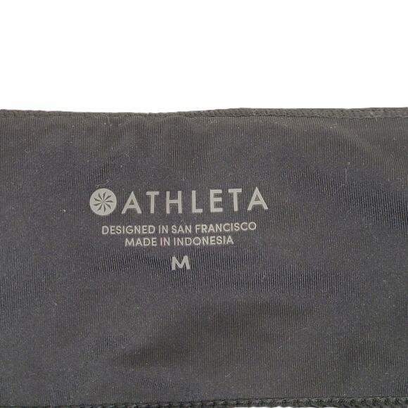 Athleta Laser Run Skort 210532 Black Size Medium Athleisure Vacation Travel - Picture 3 of 13
